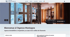 Desktop Screenshot of agence-montagne.com